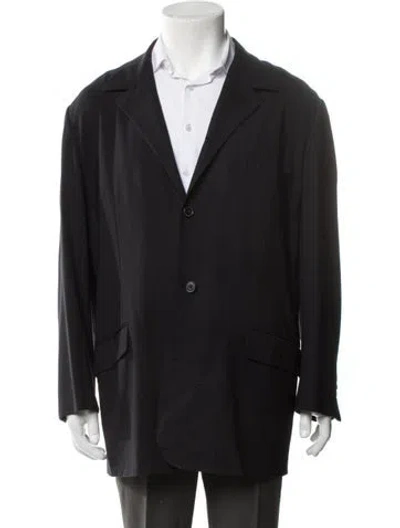 Pre-owned Hermes Wool Jacket In Black
