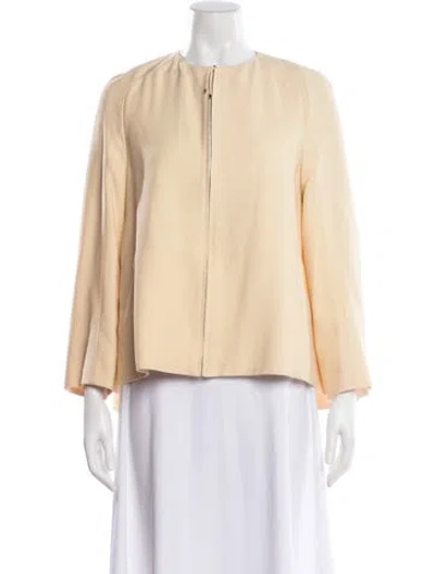 Pre-owned Hermes Wool Jacket In Neutral