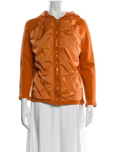 Pre-owned Hermes Wool Jacket In Orange