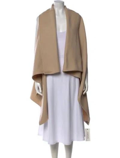 Pre-owned Hermes Wool Open Front Sweater In Neutrals