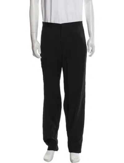 Pre-owned Hermes Wool Pants In Black