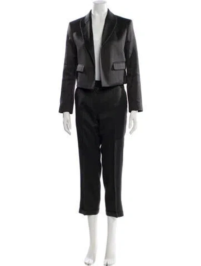 Pre-owned Hermes Wool Pantsuit In Brown