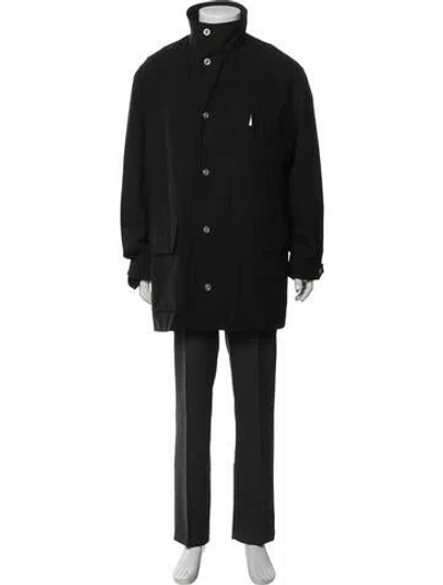 Pre-owned Hermes Wool Parka In Black