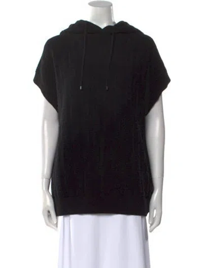 Pre-owned Hermes Wool Printed Sweater In Black