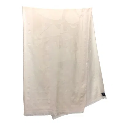 Pre-owned Hermes Wool Shawl () In Beige