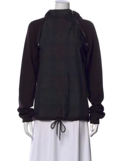 Pre-owned Hermes Wool Turtleneck Sweater In Black