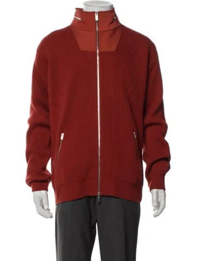 Pre-owned Hermes Wool Windbreaker In Red