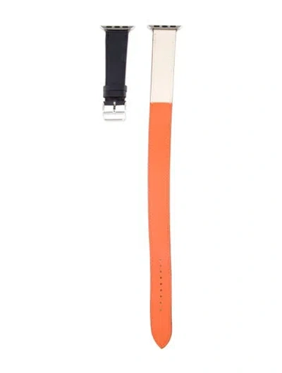 Pre-owned Hermes X Apple 20mm Double Tour Watch Strap In Multi