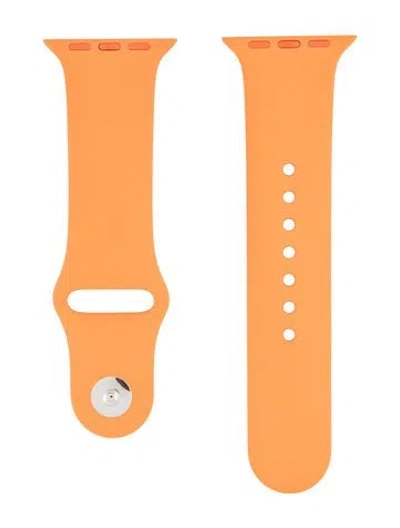 Pre-owned Hermes X Apple 21mm Watch Strap In Orange