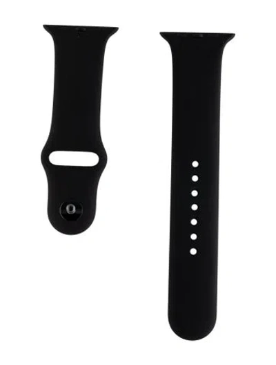 Pre-owned Hermes X Apple 22mm Watch Strap In Black
