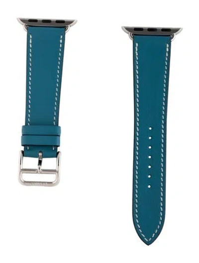 Pre-owned Hermes X Apple 24mm Watch Strap In Multi