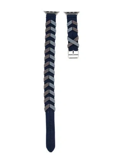 Pre-owned Hermes X Apple Bridon Watch Strap In Multicolor
