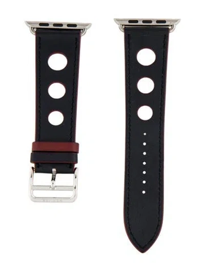 Pre-owned Hermes X Apple Scub'h Diving Strap In Black