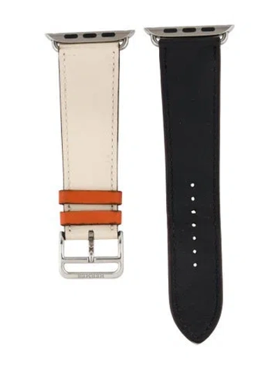Pre-owned Hermes X Apple Single Tour 18mm Watch Strap. In Multi