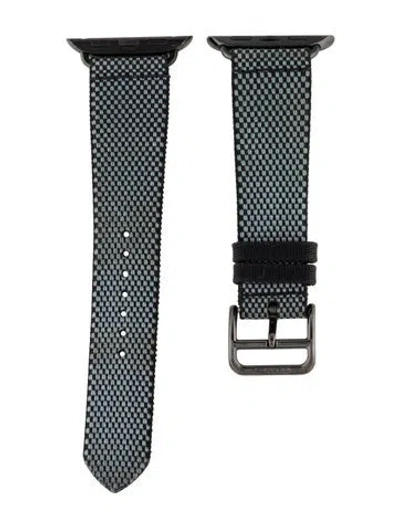 Pre-owned Hermes X Apple Single Tour 41mm Demin Noir Strap In Multi