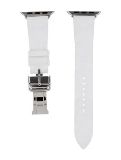 Pre-owned Hermes X Apple Single Tour Kilim Rubber Strap In Multicolor