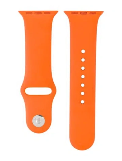 Pre-owned Hermes X Hermès 22mm Watch Strap In Orange