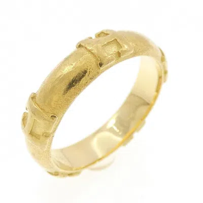 Pre-owned Hermes Yellow Gold Yellow Gold (18k) Band Ring ()