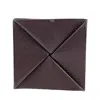 HERMES HERMÈS ZOULOU BLACK LEATHER WALLET  (PRE-OWNED)