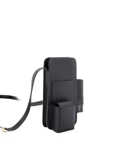 Pre-owned Hermes Way Phone Case Crossbody Bag Epsom Clutch Bag In Black