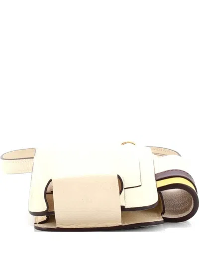 Pre-owned Hermes Way Phone Case Crossbody Bag Epsom Clutch Bag In Neutral