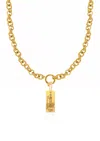 Hermina Athens Aphrodite Charm Kyklos Chain Accessories In Gold