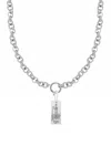 Hermina Athens Aphrodite Charm Kyklos Chain Accessories In Silver