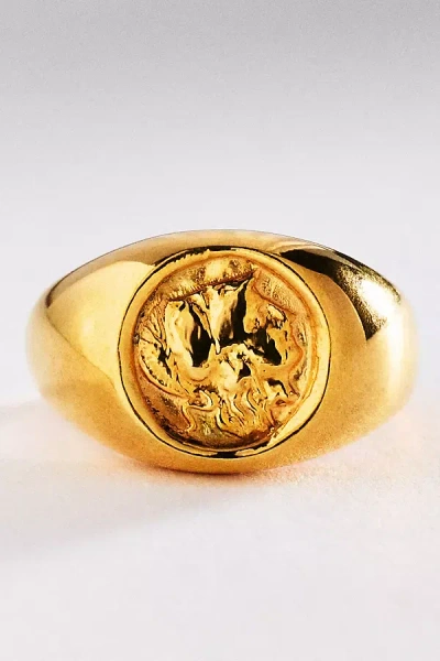 Hermina Athens Athena Demi Fine Ring In Gold
