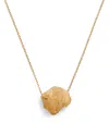 Hermina Athens Gold-plated And Citrine Lukumaki Necklace In Gold
