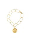 Hermina Athens Hercules Statement Bracelet Accessories In Gold