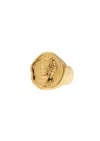 Hermina Athens Hermis Signet Ring Gold Size 50 Accessories In Gold