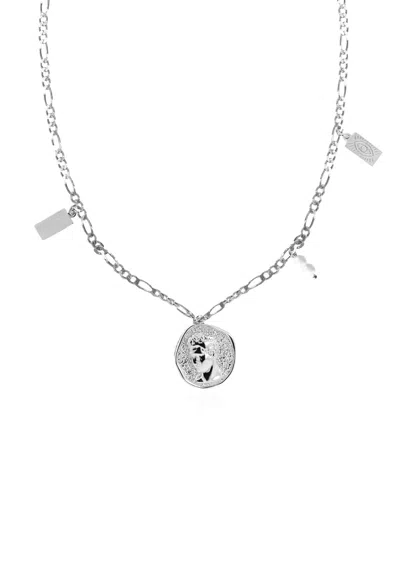 HERMINA ATHENS HERMINA ATHENS HERMIS SMALL MATTE & CHARMS NECKLACE