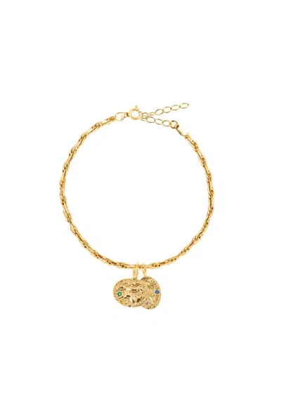 HERMINA ATHENS HERMINA ATHENS KNOSSOS CHARM & PHAISTOS CORD BRACELET