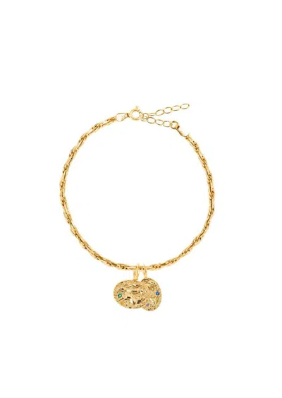 Hermina Athens Knossos Charm & Phaistos Cord Bracelet Accessories