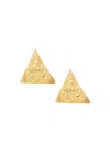 Hermina Athens Kressida Pyramis Large Pin Earrings Accessories