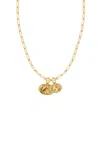 Hermina Athens Minoas Knossos Charm Versatile Chain Accessories In Gold