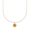 Hermina Athens Oval Pearl Necklace Kressida Mini Charm Accessories