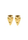 Hermina Athens Sepia Small Earrings Accessories