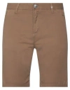 Hermitage Man Shorts & Bermuda Shorts Military Green Size 28 Cotton, Elastane In Green