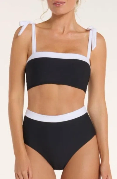 HERMOZA HERMOZA BECCA TIE STRAP TWO-PIECE BIKINI TOP