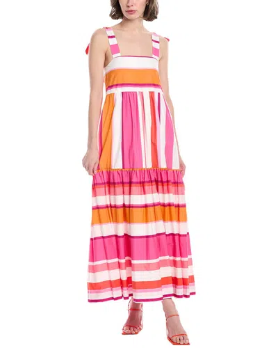 Hermoza Bridget Midi Dress In Pink