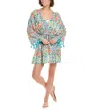 Hermoza Carolina Cover-up Caftan In Green