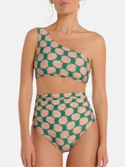 Hermoza Catalina Swimsuit In Shell Chess In Multi