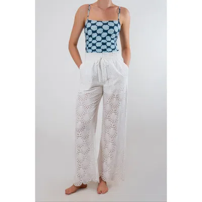 Hermoza Dana Shell Eyelet Pants In Multi