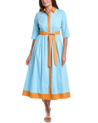 Hermoza Francesca Belted Maxi Dress In Multi