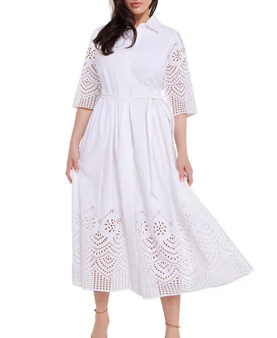 Hermoza Francesca Dress In White
