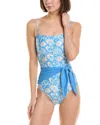 Shop Hermoza Genevieve One-piece In Blue