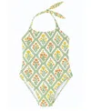 Hermoza Girls' Little Genevieve One Piece Swimsuit - Little Kid, Big Kid In Green