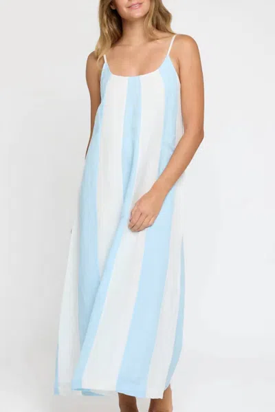 Hermoza Grace Maxi Dress Cover-up In Powder Blue