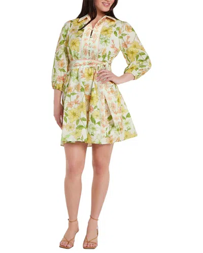 Hermoza Hilde High Neck Halter Dress In Multi